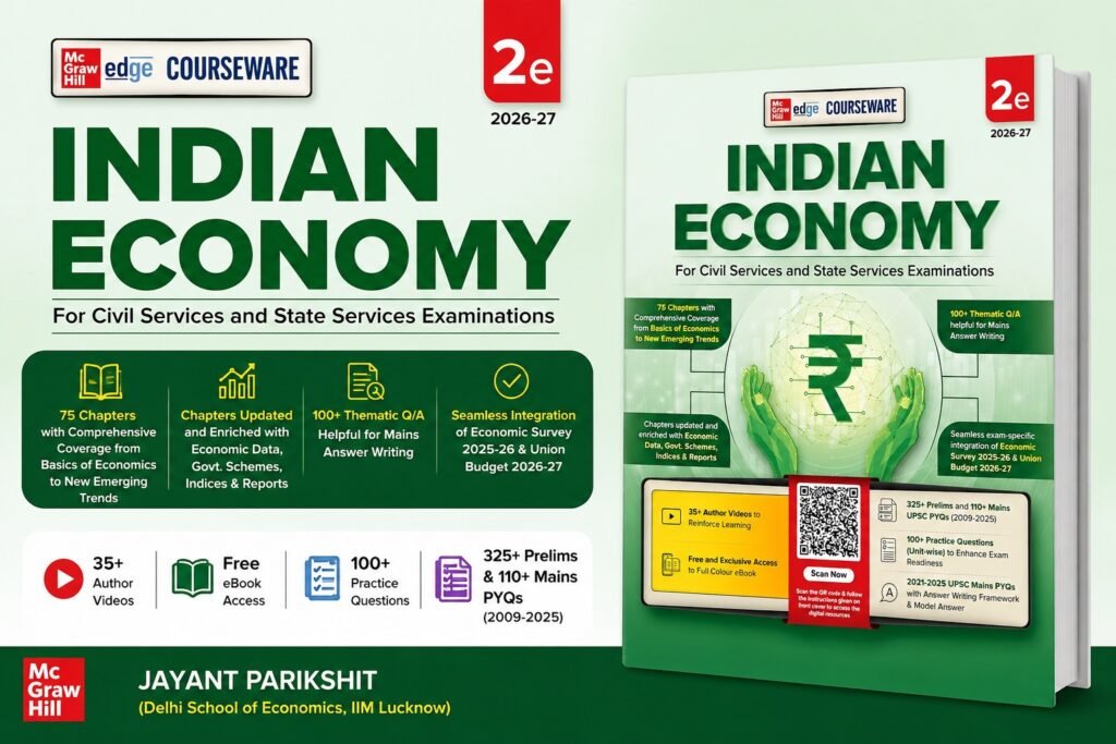 Indian Economy Courseware 2nd Edition by Jayant Parikshit PDF for UPSC 2026